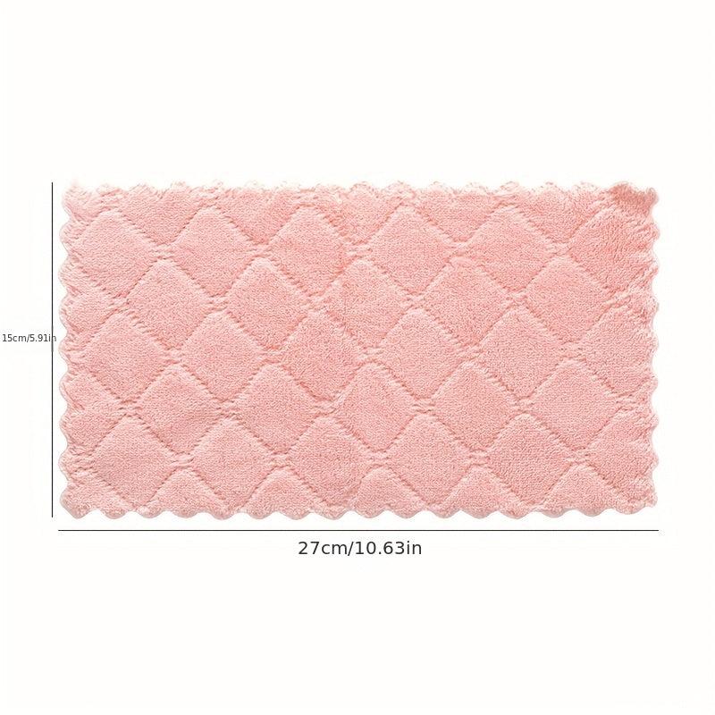 10pcs Kitchen Cleaning Towel Dishwashing Household Non stick Washing Pad