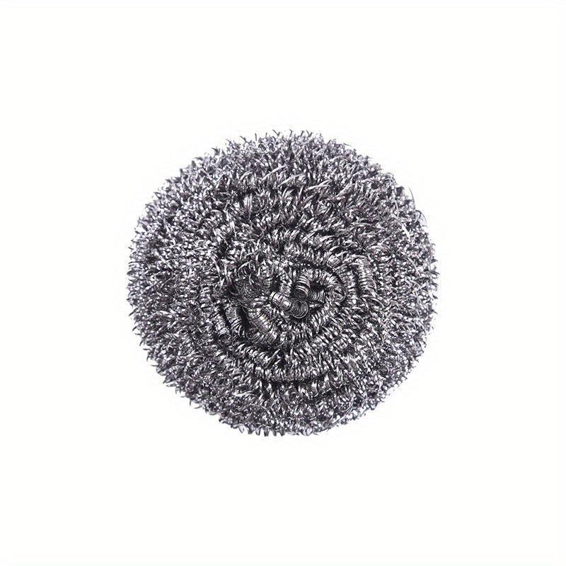 4pcs Stainless Steel Wire Ball Scrubber Kitchen Cleaning Scrubber