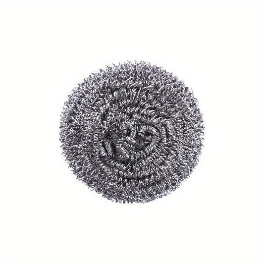 4pcs Stainless Steel Wire Ball Scrubber Kitchen Cleaning Scrubber