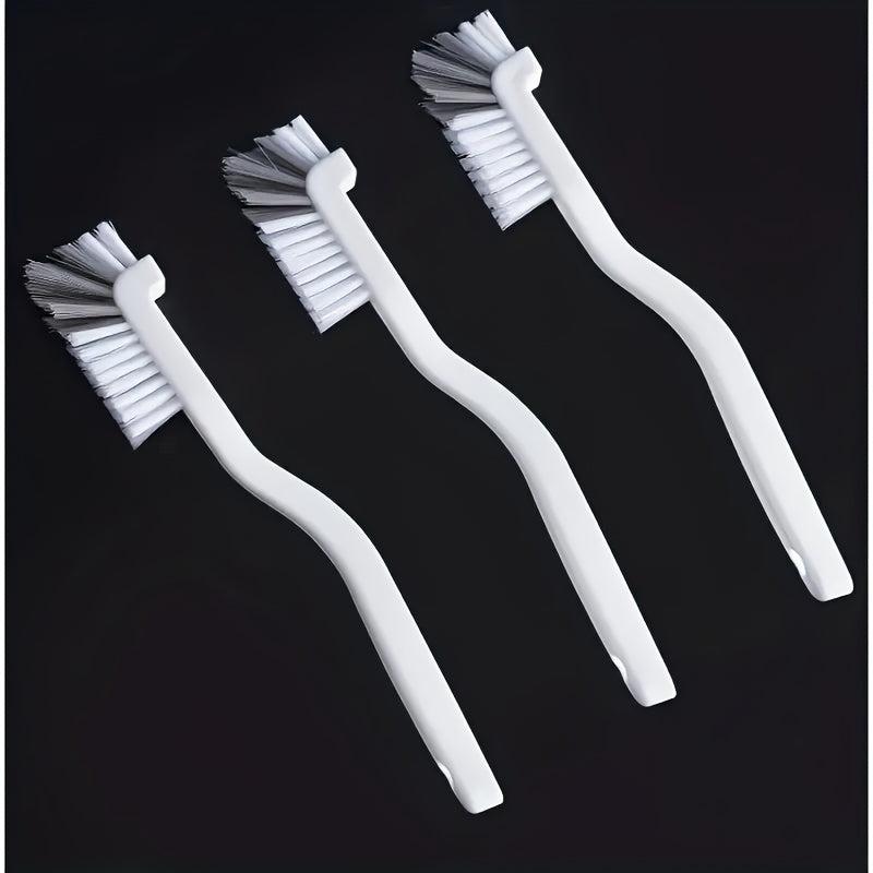 3pcs Multifunctional Kitchen Scrub Brush Cup Bottle Crevice Groove Cleaning