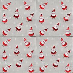 20Pcs Christmas Disposable Napkins Bronzing Printed Tissue