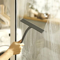 Handheld Shower Squeegee Glass Wiper Water Removal Scraper