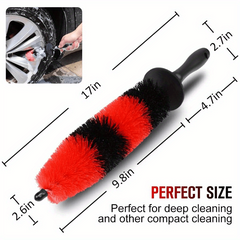 Car Wheel Brush Rim Tire Cleaning Brush Dust Removal Brush