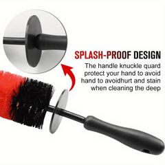 Car Wheel Brush Rim Tire Cleaning Brush Dust Removal Brush