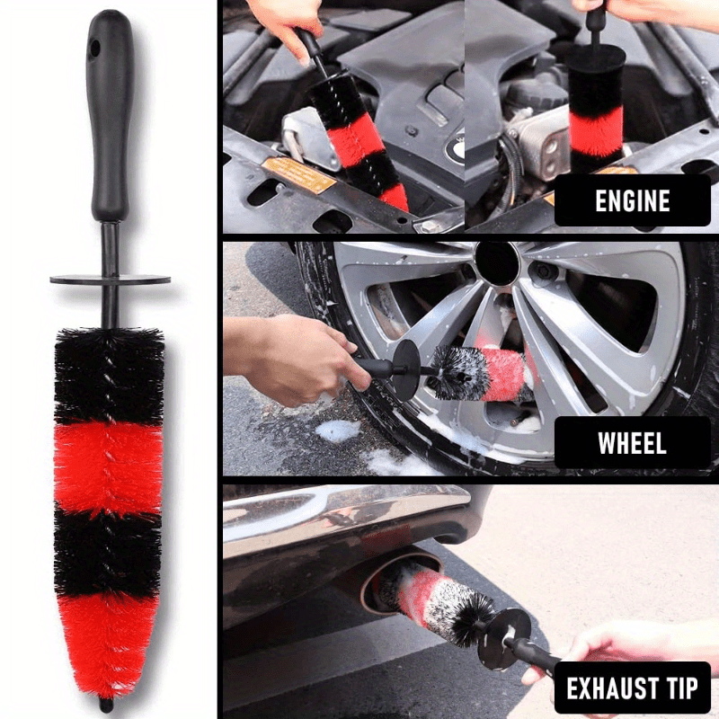 Car Wheel Brush Rim Tire Cleaning Brush Dust Removal Brush