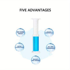 6pcs Toilet Cleaning Gel Flower Stamp - Toilet Gel Flower Scented Deodorant