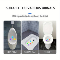 6pcs Toilet Cleaning Gel Flower Stamp - Toilet Gel Flower Scented Deodorant