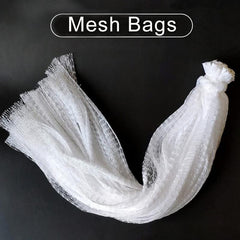 50 PCS Mesh Produce Storage Bags - Reusable Grocery Bags - Seafood Boil Bags