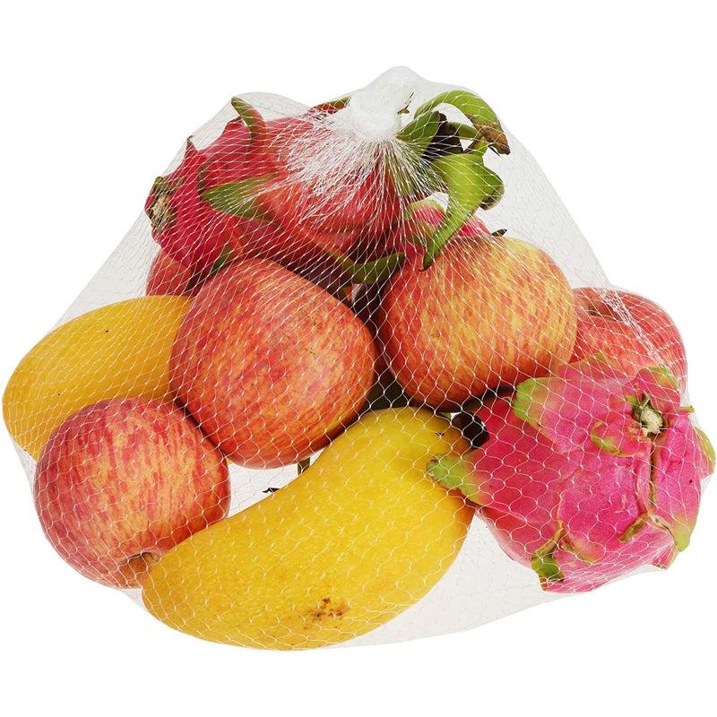 50 PCS Mesh Produce Storage Bags - Reusable Grocery Bags - Seafood Boil Bags