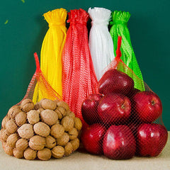 50 PCS Mesh Produce Storage Bags - Reusable Grocery Bags - Seafood Boil Bags