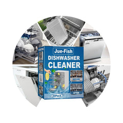 20pcs Dishwasher Cleaning Tablets - Odor Remover and Descaling
