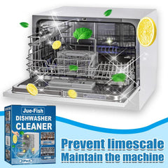 20pcs Dishwasher Cleaning Tablets - Odor Remover and Descaling