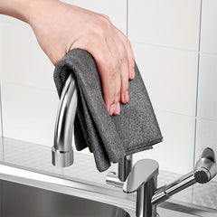 5pcs Magic Glass Wiping Rags No Watermark Thin Cleaning Cloths