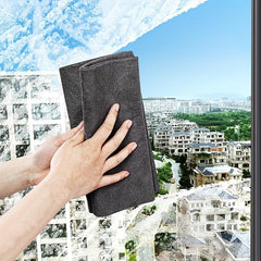 5pcs Magic Glass Wiping Rags No Watermark Thin Cleaning Cloths