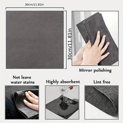 5pcs Magic Glass Wiping Rags Multifunctional Car Cleaning Cloths
