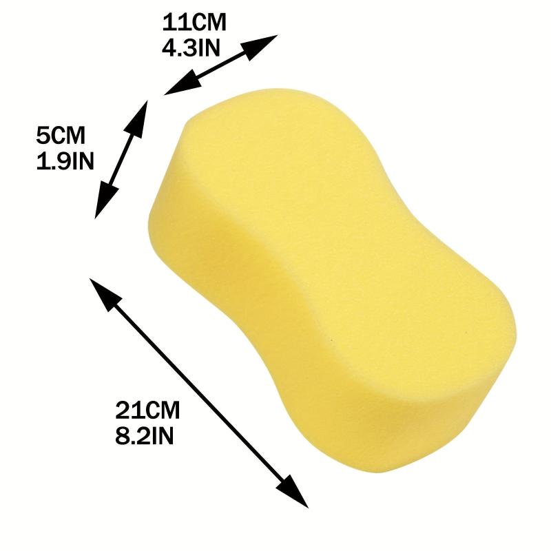 Large Multifunctional Cleaning Sponges Soft Non-scratch Car Washing Sponge