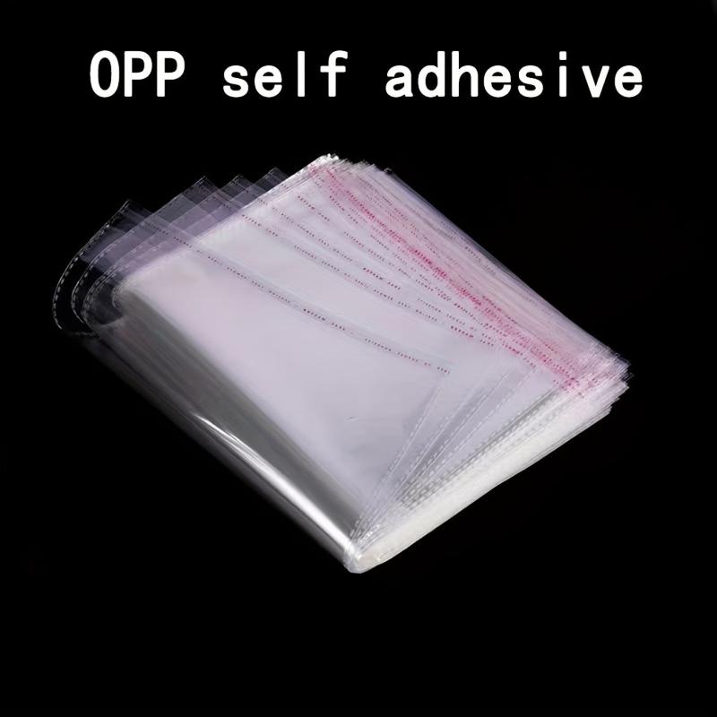 30pcs Self-Adhesive Transparent Packaging Bag for Clothes & Necessities