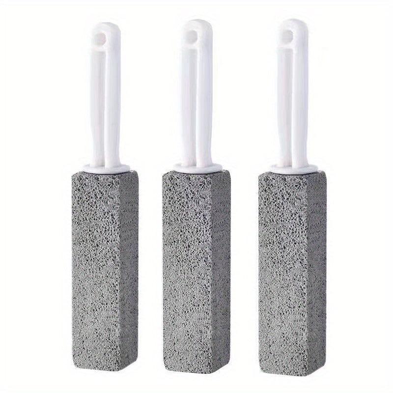 3pcs Pumice Stone Cleaning Stick Toilet Brush Bathroom Descaling Cleaning