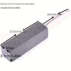 3pcs Pumice Stone Cleaning Stick Toilet Brush Bathroom Descaling Cleaning