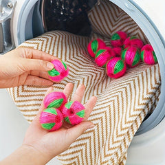 12pcs Magic Laundry Ball Pet Hair Remover Sticky Hair Suction Filter
