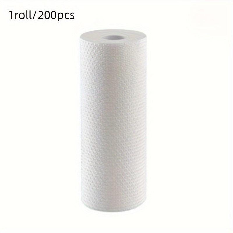 100pcs Reusable Lazy Rag Kitchen Cleaning Cloth