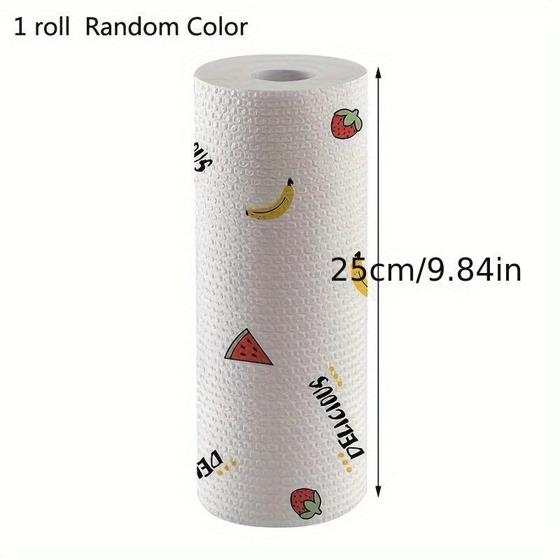 100pcs Reusable Lazy Rag Kitchen Cleaning Cloth