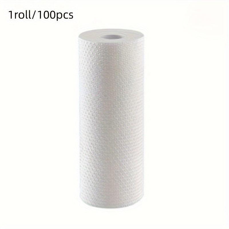 100pcs Reusable Lazy Rag Kitchen Cleaning Cloth