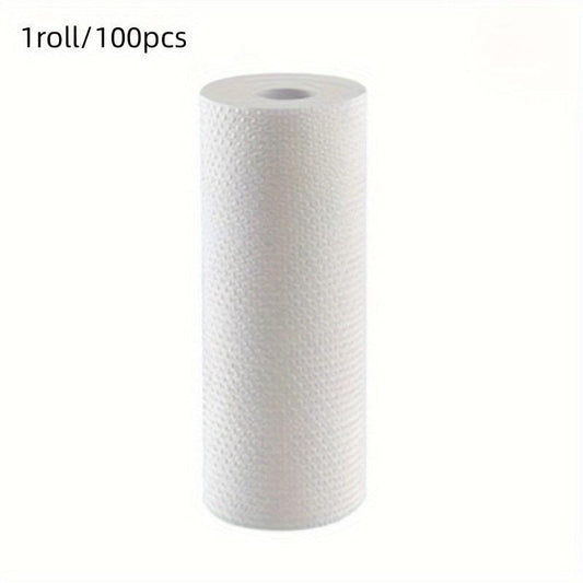 100pcs Reusable Lazy Rag Kitchen Cleaning Cloth