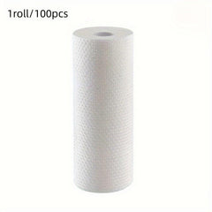 100pcs Reusable Lazy Rag Kitchen Cleaning Cloth