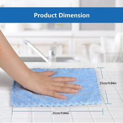 20pcs Microfiber Dish Cloth Cleaning Towel Durable Absorbent