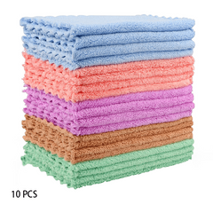 20pcs Microfiber Dish Cloth Cleaning Towel Durable Absorbent