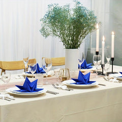 12pcs Linen Feel Paper Napkins 3D Star Shape Wedding Party Napkins