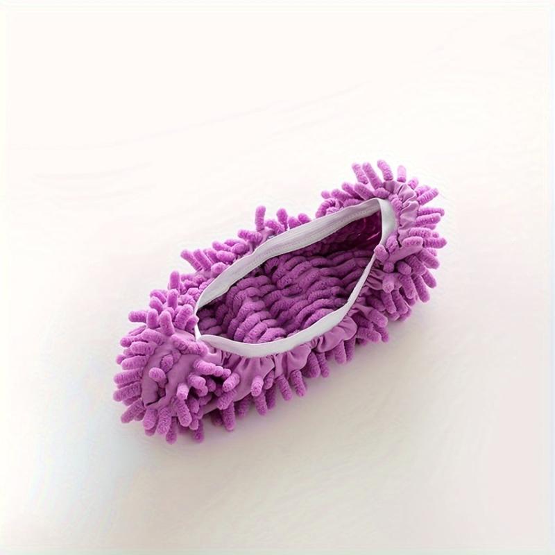 1pc Cleaning Shoe Cover Water Absorbent Dustproof Mopping Slippers
