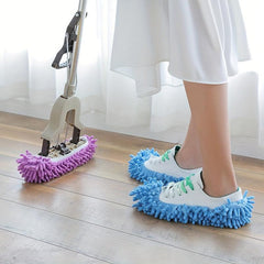 1pc Cleaning Shoe Cover Water Absorbent Dustproof Mopping Slippers