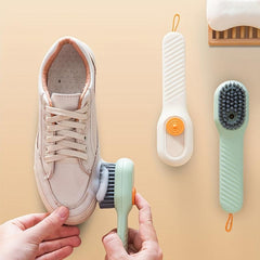 2pcs Liquid Shoe Brush Laundry Brush Set Soft Bristle Shoe Cleaning Kit
