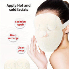 Hot Compress Face Towel Mask for Skin Care