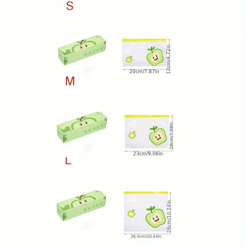 20PCS Reusable Storage Bags Leak proof Freezer Bags Fresh Keeping Moisture Proof