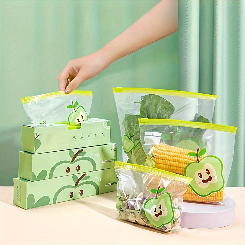 20PCS Reusable Storage Bags Leak proof Freezer Bags Fresh Keeping Moisture Proof