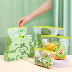 20PCS Reusable Storage Bags Leak proof Freezer Bags Fresh Keeping Moisture Proof