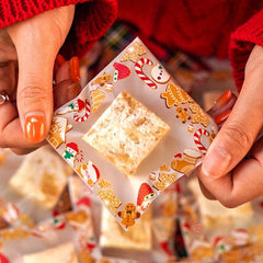 100pcs Christmas Self-Adhesive Candy Bags Biscuit Dessert Packaging Bags