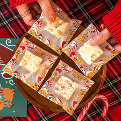 100pcs Christmas Self-Adhesive Candy Bags Biscuit Dessert Packaging Bags