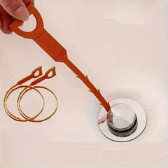5pcs Drain Clog Remover Tool Sink Hair Catcher
