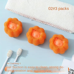 6pcs Cartoon Sponge Ball Hair Remover for Washing Machine