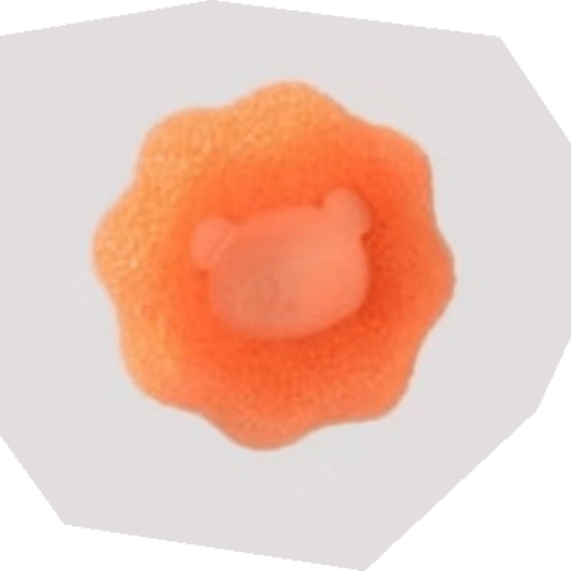 6pcs Cartoon Sponge Ball Hair Remover for Washing Machine