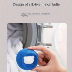6pcs Cartoon Sponge Ball Hair Remover for Washing Machine