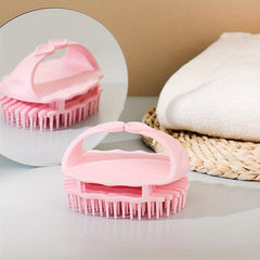 Silicone Scalp Massager Shampoo Brush Exfoliating Scalp Massage