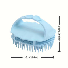 Silicone Scalp Massager Shampoo Brush Exfoliating Scalp Massage