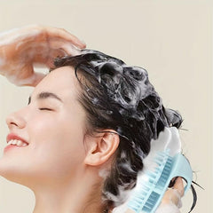 Silicone Scalp Massager Shampoo Brush Exfoliating Scalp Massage
