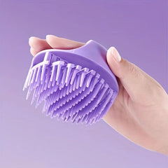 Silicone Scalp Massager Shampoo Brush Exfoliating Scalp Massage