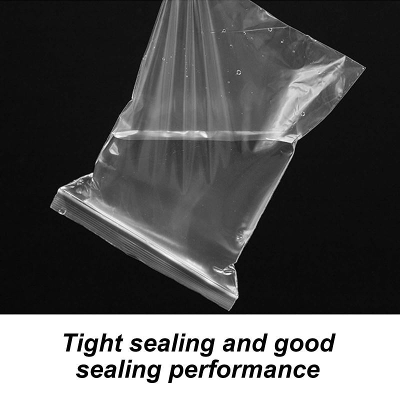 500pcs Clear Smell Proof Zipper Bags for Snacks Nuts Seeds Candy Storage